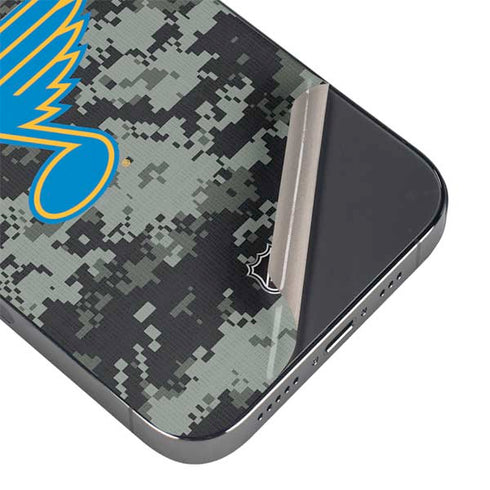 NHL St. Louis Blues Camo iPhone 16 Pro Skin